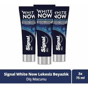 Signal White Now Lekesiz Beyazlık 3x75 ml Diş Macunu
