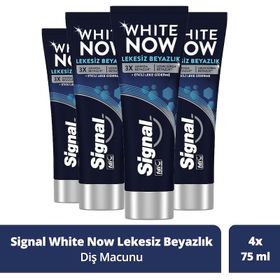 Signal White Now Lekesiz Beyazlık 4x75 ml Diş Macunu