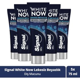 Signal White Now Lekesiz Beyazlık 5x75 ml Diş Macunu