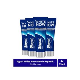 Signal White Now Original Anında Beyazlatıcı 4x75 ml Diş Macunu