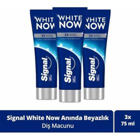 Signal White Now Original Uzun Süren Beyazlık 3x75 ml Diş Macunu