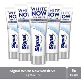 Signal White Now Sensitive 5x75 ml Diş Macunu