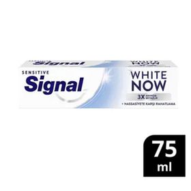 Signal White Now Sensitive Anında 3 Kat Beyazlık 2x75 ml Diş Macunu