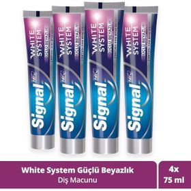 Signal White System 4x75 ml Diş Macunu