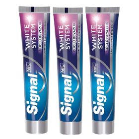 Signal White System Güçlü Beyazlık 3x75 ml Diş Macunu