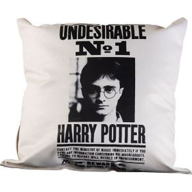 Sihir Dükkanı Harry Potter Wanted 40x40 cm Beyaz Yastık