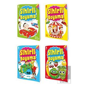 Sihirli Boyama 4 Kitap Takım - Ema Çocuk