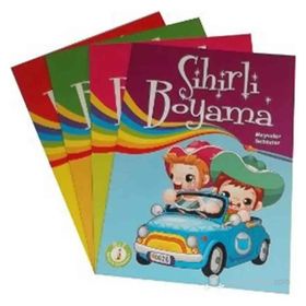 Sihirli Boyama 4 Kitap Takım - Kollektif Heyet-Kurul-Komisyon