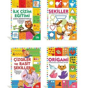 Sihirli Çizimler Seti-4 Kitap Takım-Kolektif