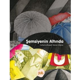 Sihirli Gökkuşağı Şemsiyenin Altında - Mor Kelebek