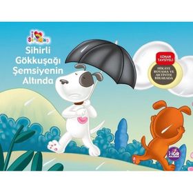 Sihirli Gökkuşağı Şemsiyenin Altında - Mor Kelebek