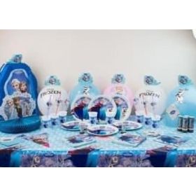 Sihirli Parti Frozen Doğum Günü Süper 16 Kişilik Parti Seti