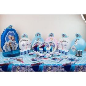 Sihirli Parti Frozen Doğum Günü Süper 24 Kişilik Parti Seti