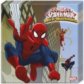 Sihirli Parti Spiderman Örümcek Adam Kağıt Peçete