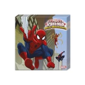 Sihirli Parti Spiderman Örümcek Adam Kağıt Peçete
