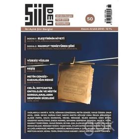 Şiirden Şiir Dergisi Sayı: 50 Kasım - Aralık 2018 - Kolektif