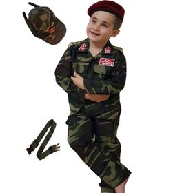 Şık Tasarım Asker Çocuk Kostümü