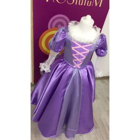 Şık Tasarım Disney Rapunzel Klasik Kostümü