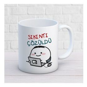 Sıkıntı Çözüldü İki Tarafı Baskılı Kupa