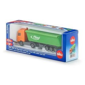 Siku 1796 Truck With Trailer And Roof Maket Metal Model Araç