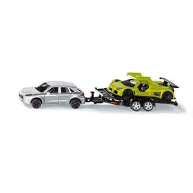 Siku 2544 Car With Trailer Maket Metal Model Araç