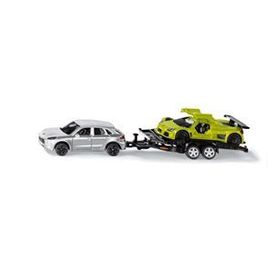 Siku 2544 Car With Trailer Maket Metal Model Araç