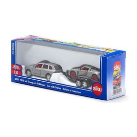 Siku 2544 Car With Trailer Maket Metal Model Araç