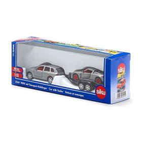 Siku 2544 Car With Trailer Maket Metal Model Araç