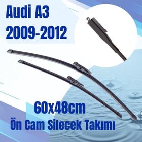 Silbak Audi A3 2009-2012 60x48 cm Ön Cam Silecek Takımı