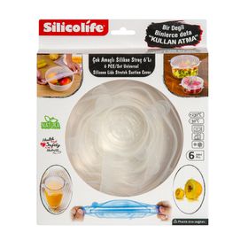 Silicolife 6'lı Streç Kapak