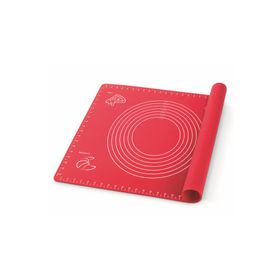Silicolife Kırmızı 40x46 cm Ölçülü Hamur Matı