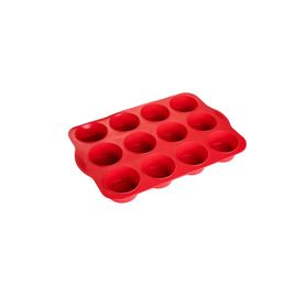 Silicolife SL-030 12'li Silindir Muffin Kek Kalıbı
