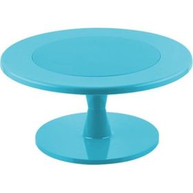Silikomart Hula Up Mavi Tek Katlı Pasta Sunum Standı