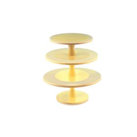 Silikomart Hula Up Yellow Xxl Multiplayer Sarı Pasta Sunum Standı