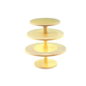 Silikomart Hula Up Yellow Xxl Multiplayer Sarı Pasta Sunum Standı