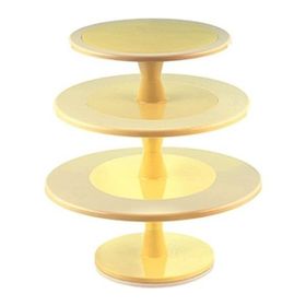 Silikomart Hula Up Yellow Xxl Multiplayer Sarı Pasta Sunum Standı
