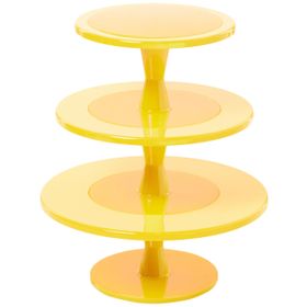 Silikomart Hula Up Yellow Xxl Multiplayer Sarı Pasta Sunum Standı