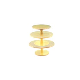 Silikomart Hula Up Yellow Xxl Multiplayer Sarı Pasta Sunum Standı