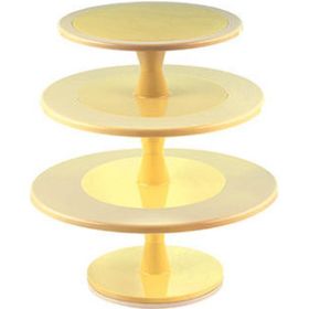 Silikomart Hula Up Yellow Xxl Multiplayer Sarı Pasta Sunum Standı
