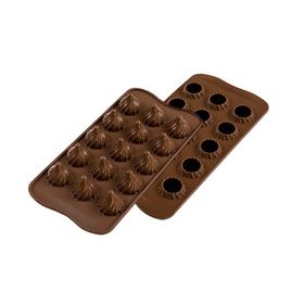 Silikomart Scg47 3D Choco Flame Silikon Çikolata Kalıbı