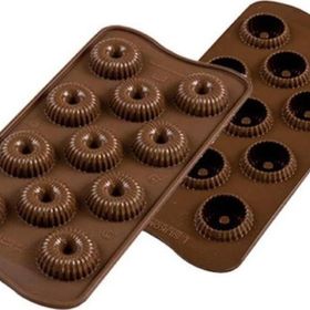 Silikomart Scg49 3D N15 Choco Cro Silikon Çikolata Kalıbı