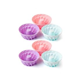 Silikon Mini Kek Kalıbı 6 Parça Muffin Kek Kalıbı