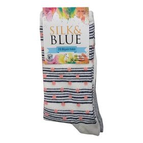 Silk Blue 2'li Kadın Soket Çorap