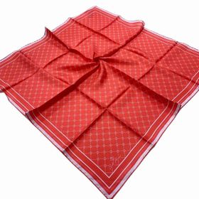 Silk Home 11393-98 Nar Çiçeği Monogram Desenli Tivil İpek Eşarp