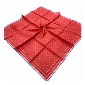 Silk Home 11393-98 Nar Çiçeği Monogram Desenli Tivil İpek Eşarp