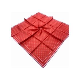 Silk Home 11393-98 Nar Çiçeği Monogram Desenli Tivil İpek Eşarp