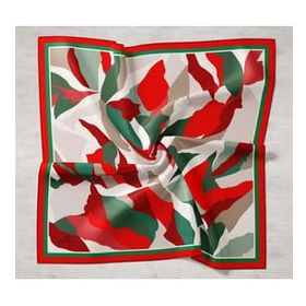 Silk Home 11398-47 Bordo Desenli Sura İpek Eşarp