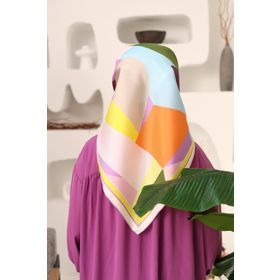 Silk Home 11404-27 Renkli Tivil İpek Eşarp