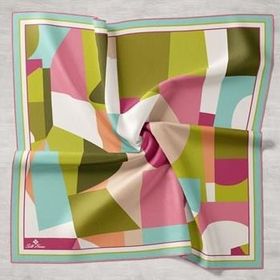 Silk Home 11404-29 Renkli Tivil İpek Eşarp