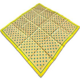 Silk Home 11424-125 Tivil Sarı Karma Desen İpek Eşarp